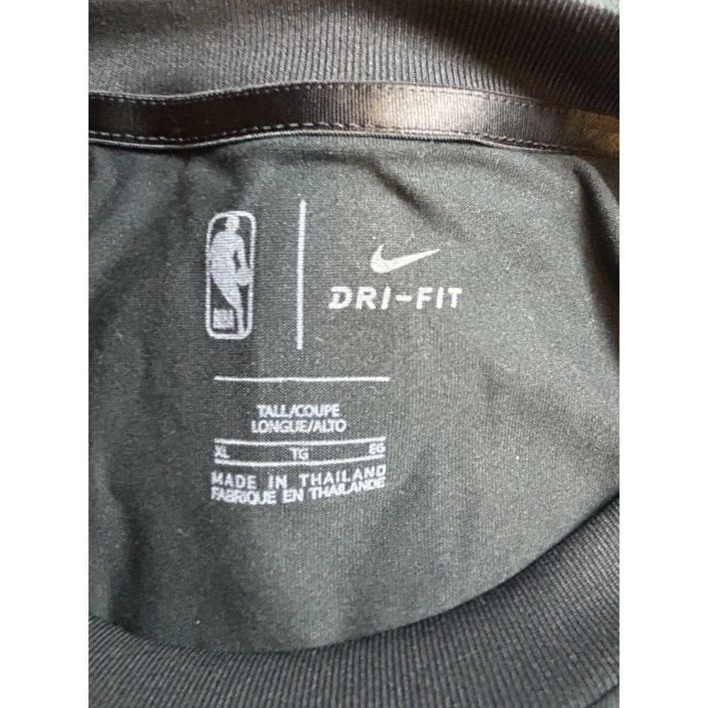 New Nike NBA Chicago Bulls Dri-Fit Black White Pullover Size XLT CU0163-010 - Picture 8 of 10